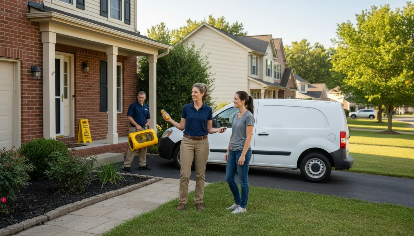 Water restoration image for Dehumidification And Cleanup Services in Whitehouse, OH